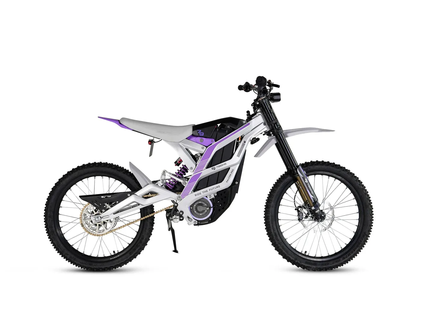 79BIKE Falcon Pro preta em três quartos