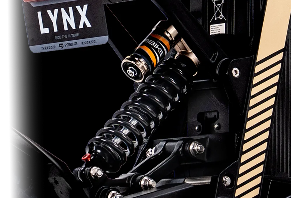 Amortecedor traseiro da 79BIKE Lynx